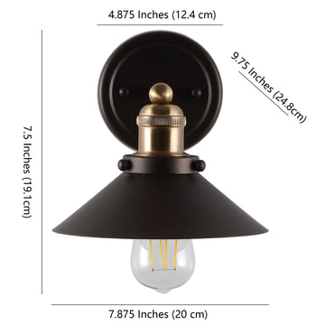 July Metal Shade Sconce